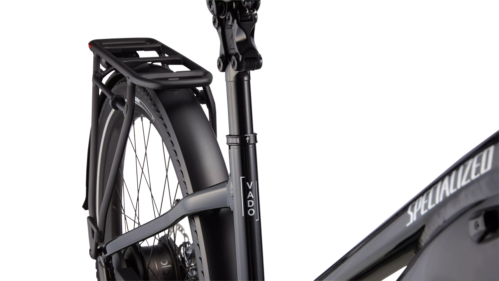 Specialized Turbo Vado 5.0 IGH Step-Through Gloss Castblack / Satin Silver Reflective