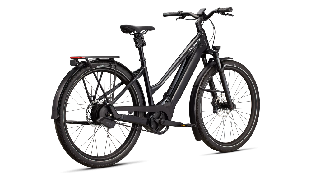 Specialized Turbo Vado 5.0 IGH Step-Through Gloss Castblack / Satin Silver Reflective XL